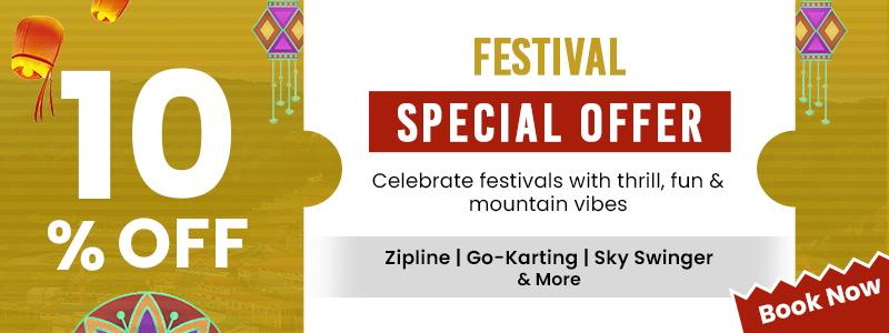 Festival offer at adventure resort
