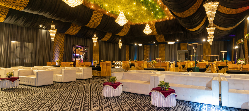 Wedding hall decoration